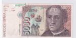 CRBS2657 BILLETE ESPAÑA 5000 PESETAS 1992 SERIE 1X EBC