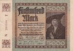 CRBX0973 BILLETE ALEMANIA 5000 MARCOS 1922 MBC
