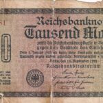 CRBX0984 BILLETE ALEMANIA 1000 MARCOS 1922 MC CON ROTURAS