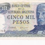 CRBX1019 BILLETE ARGENTINA 5000 PESOS MBC