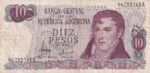 CRBX1028 BILLETE ARGENTINA 10 PESOS USADO