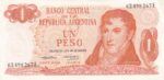 CRBX1032 BILLETE ARGENTINA 1 PESO BC