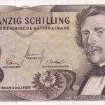 CRBX1041 BILLETE AUSTRIA 20 SCHILLING 1967 MBC