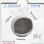 CR2202 MONEDA MARRUECOS 1 DIRHAM 179X PLATA