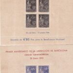 CRSBAR33 SELLOS ESPAÑA BARCELONASerie nº 62/4 XX. Sin charnela,VER FOTO