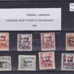 CRSE0430 SELLOS ESPAÑA – CANARIAS Serie nº 44/51 X. Con charnela.