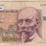 CRBX1049 BILLETE BELGICA 100 FRANCOS USADO