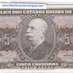 CRBX1083 BILLETE BRASIL 5 CRUZEIROS SIN CIRCULAR