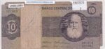 CRBX1085 BILLETE BRASIL 10 CRUZEIROS USADO