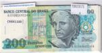CRBX1100 BILLETE BRASIL 200 CRUZEIROS SIN CIRCULAR