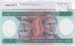 CRBX1101 BILLETE BRASIL 200 CRUZEIROS SIN CIRCULAR