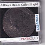 CRBAN443 MONEDA ESPAÑA CARLOS III 8 REALES 1788 MEXICO