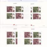 CRSEXT0641 SELLOS MADEIRA Lote de cuatro hojas bloques del nº Yvert H.B. 14