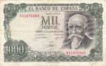 CRBP0049 1000 PESETAS 1971 SERIE ESPECIAL 9A MBC