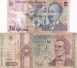 CRBX1233 LOTE 2 BILLETE RUMANIA VER FOTOS