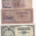 CRBX1257 LOTE 3 BILLETES YUGOSLAVIA VER FOTO