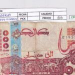 CRBX1266 BILLETE ARGELIA 1000 DINARES USADO