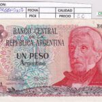 CRBX1272 BILLETE ARGENTINA 1 PESOS MBC+