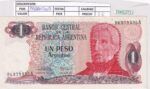 CRBX1272 BILLETE ARGENTINA 1 PESOS MBC+