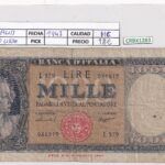 CRBX1283 BILLETE ITALIA 1000 LIRAS 1947 MC