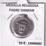 CRM0682 MEDALLA RELIGIOSA PADRE DAMIAN