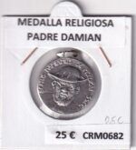 CRM0682 MEDALLA RELIGIOSA PADRE DAMIAN