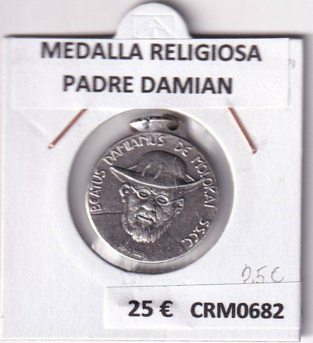 imagen-13-25900.jpg CRM0682 MEDALLA RELIGIOSA PADRE DAMIAN - Imagen 1