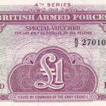CRBX1301 BILLETE BRITISH ARMED 1 LIBRA 4º SERIE SIN CIRCULAR
