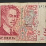 CRBX1306 BILLETE BULGARIA 5 LEV 2009 USADO