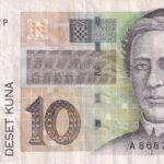 CRBX1332 BILLETE CROACIA 10 KUNA 2001 USADO