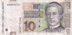 CRBX1332 BILLETE CROACIA 10 KUNA 2001 USADO