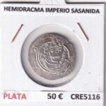 CRE5116 MONEDA HEMIDRACMA IMPERIO SASANIDA PLATA