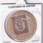 CRE5156 MONEDA ESPAÑA 5 CENTIMOS DE CARTON