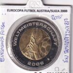 CRM0702 MEDALLA EUROCOPA DE FUTBOL DE AUSTRIA Y SUIZA 2008
