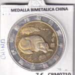 CRM0710 MEDALLA BIMETALICA CHINA