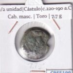 CRE5199 MONEDA ROMANA 1/2 UNIDAD CASTULO BRONCE