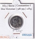 CRE5224 MONEDA ROMANA AE3 SISCIO CONSTANTINO I BRONCE