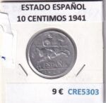 CRE5303 MONEDA ESPAÑA ESTADO ESPAÑOL 10 CENTIMOS 1941