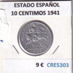 CRE5303 MONEDA ESPAÑA ESTADO ESPAÑOL 10 CENTIMOS 1941