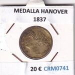 CRM0741 MEDALLA HANOVER 1837