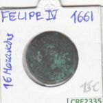 CRE2335 MONEDA  ESPAÑA FELIPE IV 16 MARAVEDIS 1661