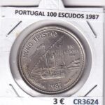 CR3624 MONEDA PORTUGAL 100 ESCUDOS 1987 CUPRONIQUEL