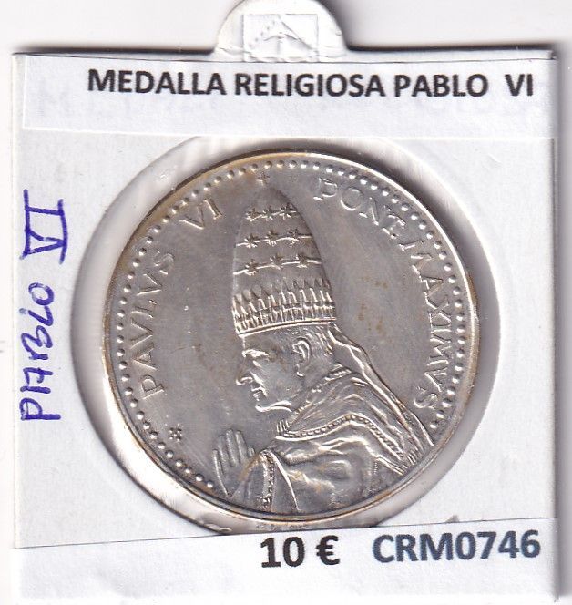 imagen-13-26632.jpg CRM0746 MEDALLA RELIGIOSA PABLO VI - Imagen 1
