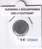 CR3631 MONEDA ALEMANIA 1 REICHSPFENNIG 1941-F STUTTGART