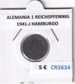 CR3634 MONEDA ALEMANIA 1 REICHSPFENNIG 1941-J HAMBURGO