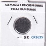 CR3635 MONEDA ALEMANIA 1 REICHSPFENNIG 1941-J HAMBURGO