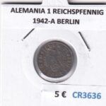 CR3636 MONEDA ALEMANIA 1 REICHSPFENNIG 1942-A BERLIN