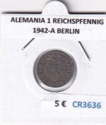 CR3636 MONEDA ALEMANIA 1 REICHSPFENNIG 1942-A BERLIN