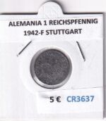CR3637 MONEDA ALEMANIA 1 REICHSPFENNIG 1942-F STUTTGART
