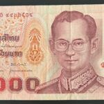 CRBX1488 BILLETE TAILANDIA 100 BAHT USADO